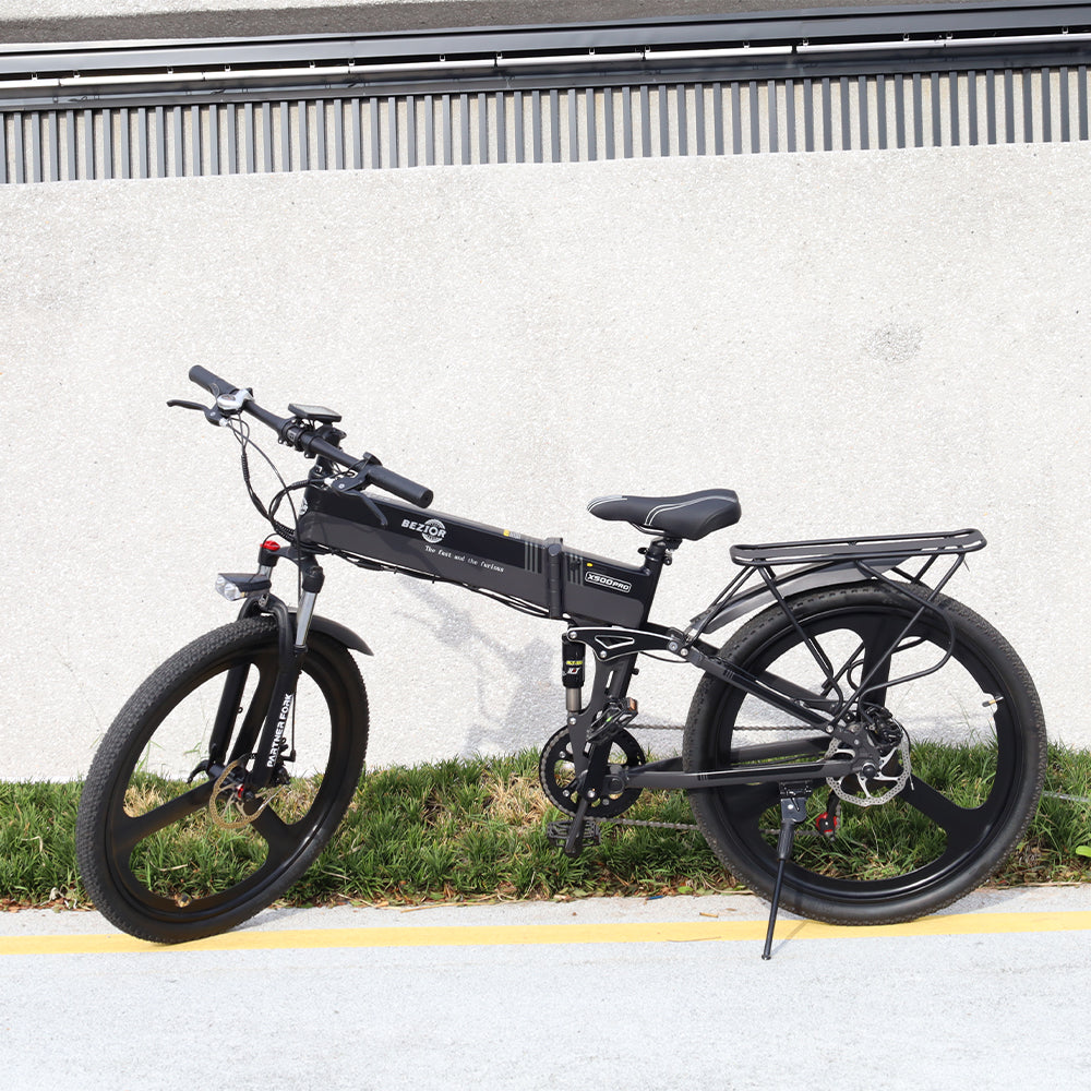 Bicicletta pieghevole da montagna elettrica Bezior X500 Pro