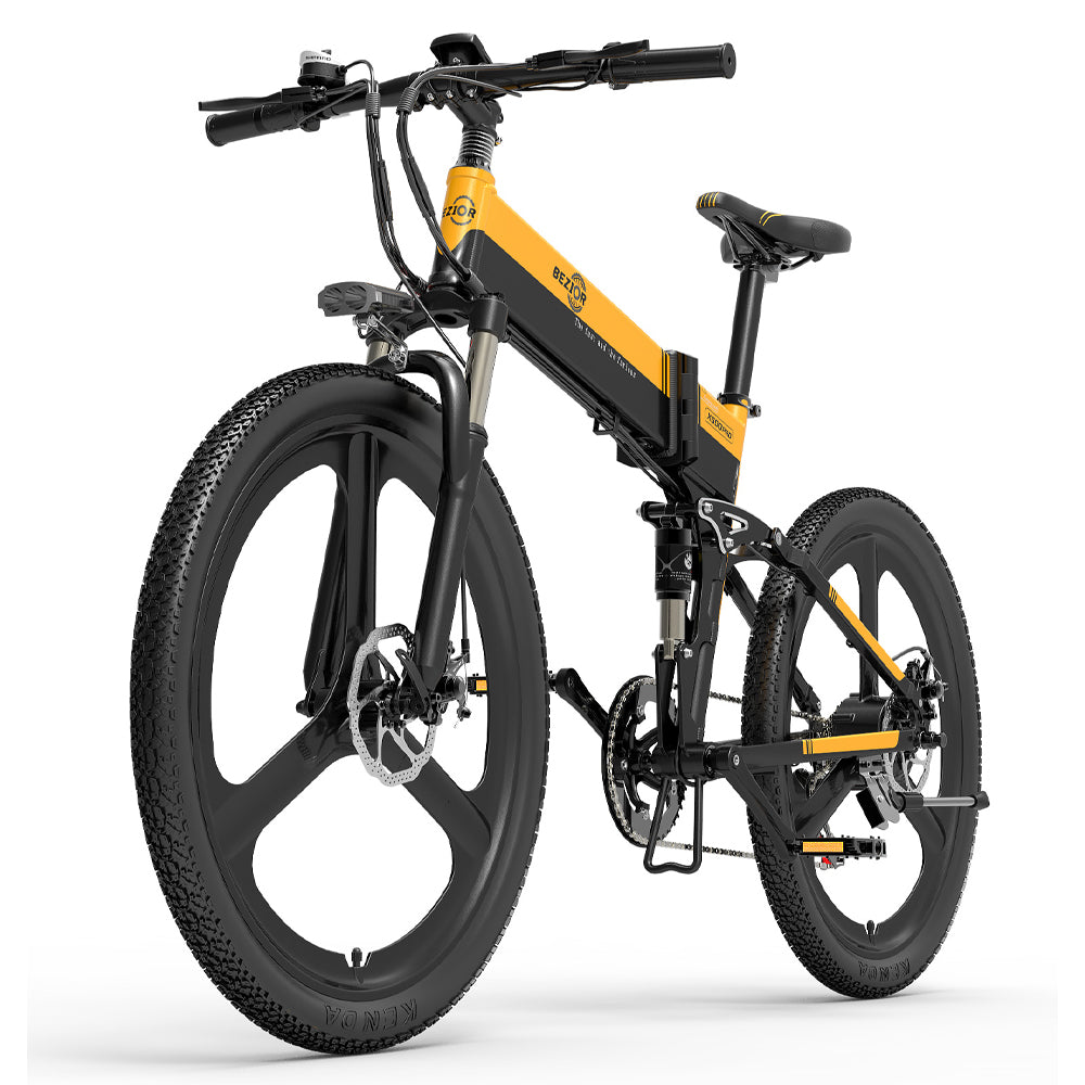 Bicicleta dobrável de montanha elétrica Bezior X500 Pro