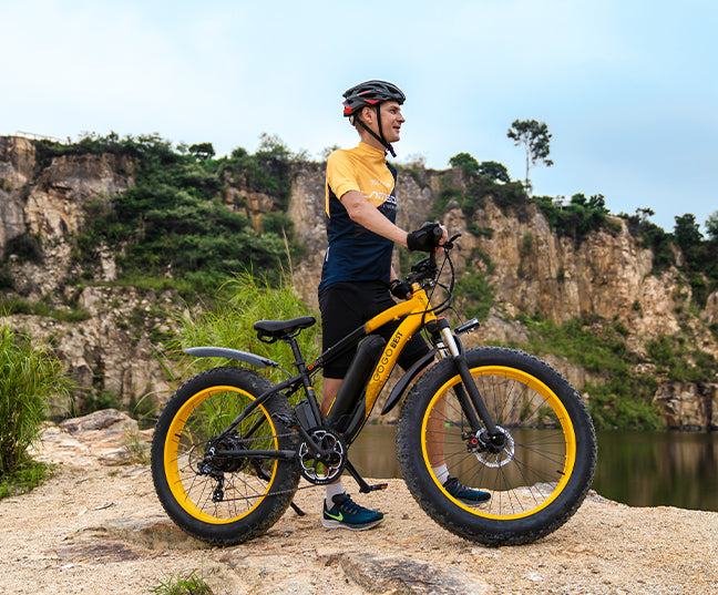 Yellow Electric-bike