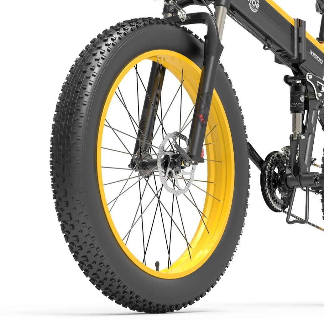 BEZIOR Ebike Wheels 26*4.0 inch Bike Inner Tubes 26*1.95 Presta Valve Bicycle Fat Tires 4
