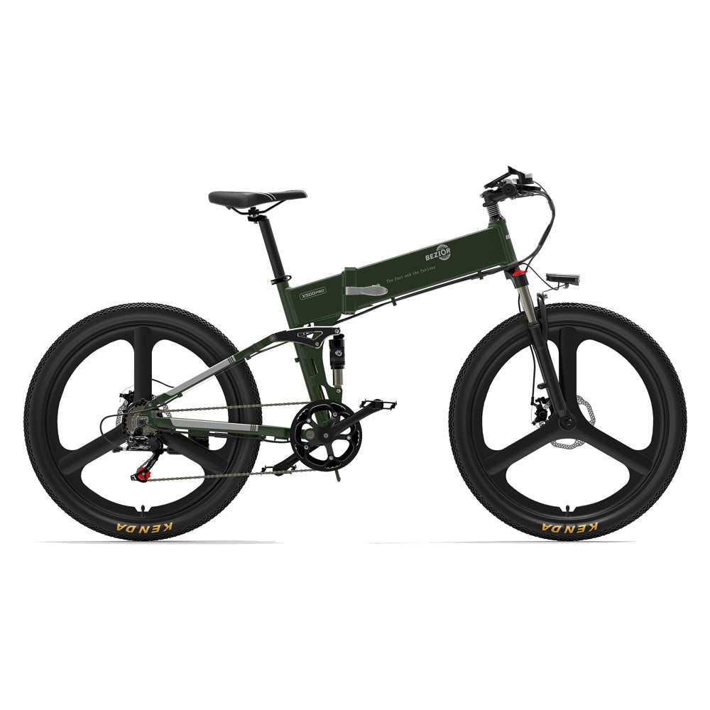 Bicicleta plegable de montaña eléctrica Bezior X500 Pro