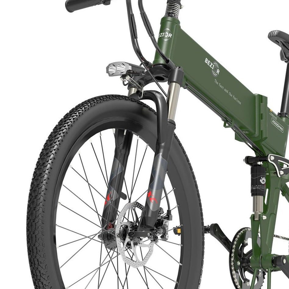 Bezior Alloy Steel Strengthen Reinforced Front Fork Bicycle Suspension Fork 2