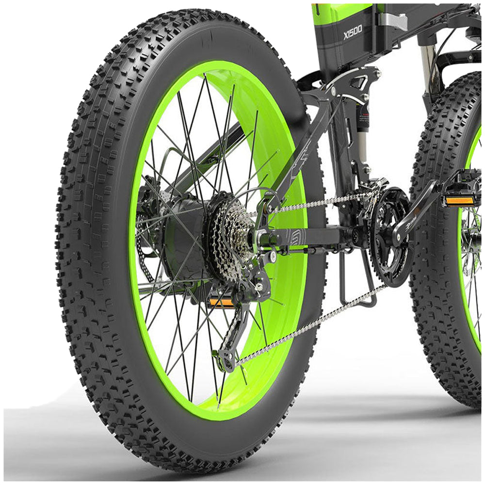 Bezior X1500 Electric Mountain Folding Bike - GOGOBEST Bike 8